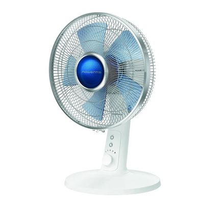 Rowenta VU2730 Turbo Extreme Plus Tafelventilator 30 cm Wit/Blauw Rowenta VU2730 Turbo Extreme Plus Tafelventilator 30 cm Wit/Blauw