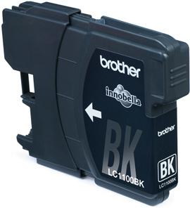 Brother Inktcartridge LC-1100BK Origineel 2-pack Zwart LC1100BKBP2DR