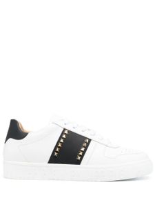 Philipp Plein baskets à détails de clous - Blanc