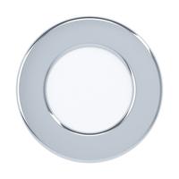 Eglo 4000K inbouwspotFueva 5 IP44 - Ø 8,6cm chroom - 99208