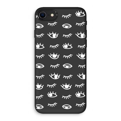 Eye pattern #3: iPhone SE 2020 Biologisch afbreekbaar hoesje