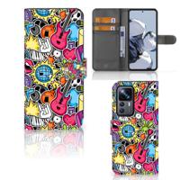 Xiaomi 12T | 12T Pro | Wallet Case | met Pasjes | Punk Rock Xiaomi 12T | 12T Pro | Wallet Case | met Pasjes | Punk Rock