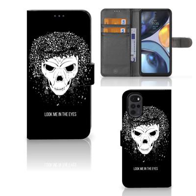 Telefoonhoesje met Naam Motorola Moto G22 Skull Hair Telefoonhoesje met Naam Motorola Moto G22 Skull Hair