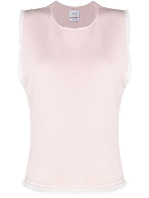 Barrie haut à franges - Rose
