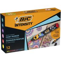 BIC Intensity paintmarker, geassorteerde kleuren, set van 12 stuks