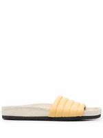 ISABEL MARANT claquettes Shellea matelassées - Jaune