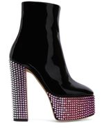 Giuseppe Zanotti bottes Morgana Strass 150 mm - Noir - thumbnail