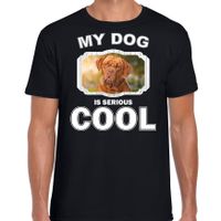 Franse Mastiff honden t-shirt my dog is serious cool zwart voor heren