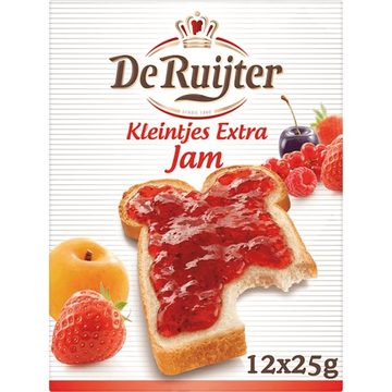 De Ruijter Kleintjes Extra Jam 12 x 25 g bij Jumbo