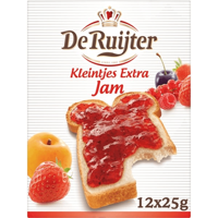De Ruijter Kleintjes Extra Jam 12 x 25 g bij Jumbo