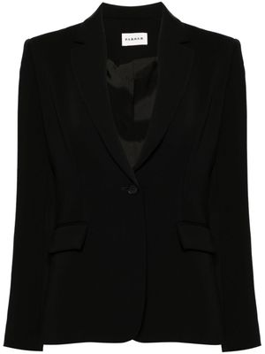 P.A.R.O.S.H. blazer à simple boutonnage - Noir