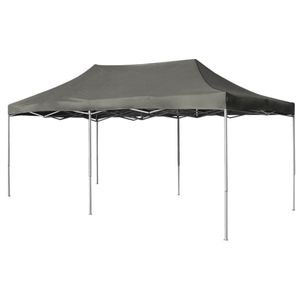 VidaXL Partytent pop-up inklapbaar 3x6 m antraciet