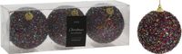 Xmas Ball With Tinsels 10 cm - Nampook
