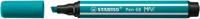 STABILO Pen 68 MAX 51 turquoise blauw | 5 stuks