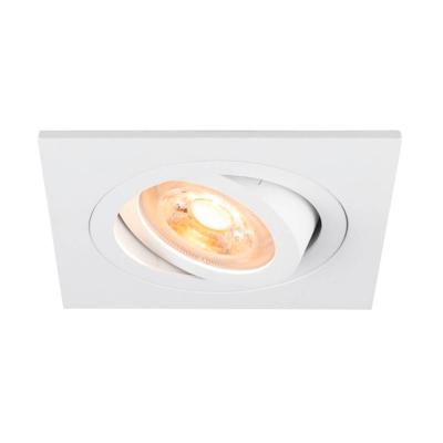 SLV InbouwspotNew Tria 75 vierkant - wit - GU10 - 1007377