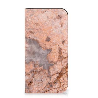 iPhone 15 Pro Max | Standcase | Marmer Oranje