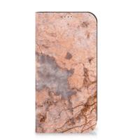 iPhone 15 Pro Max | Standcase | Marmer Oranje