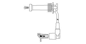 Bougiekabel BREMI, u.a. für Ford, Mazda, Volvo