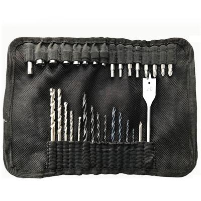 31 IN1 boor en schroevendraaier bit set industriële spade paddle plat hout houtbewerking boring boren met draagbare tas