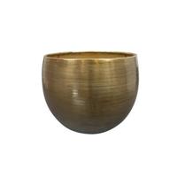 Ter Steege Bloempot Aluminium Goud D 33 cm H 25 cm