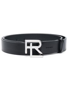 Ralph Lauren Purple Label ceinture en cuir à boucle logo - Noir