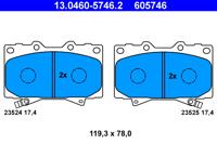 ATE Remblokset 13.0460-5746.2