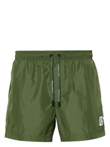 Dolce & Gabbana short de bain à logo brodé - Vert