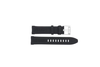 Horlogeband Hamilton H82515330 / H691825100 Rubber Zwart 22mm
