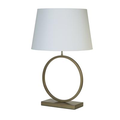 Searchlight TafellampElegant brons met witte kap - EU93102WH