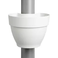 Elho Vibia Campana regenpijp bloempot 21x16cm zijde wit Elho Vibia Campana regenpijp bloempot 21x16cm zijde wit