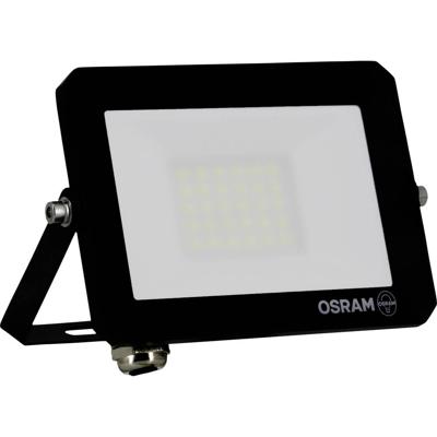 OSRAM HOMELIGHTING FLOODLIGHT LUX 20W 840 BLACK 4099854489501 LED-schijnwerper 20.00 W Lichtkleur (naam): Koudwit