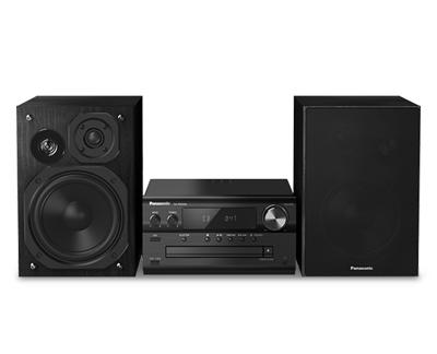Panasonic SC-PMX94 Stereoset AUX, Bluetooth, DAB+, CD, FM High-resolution audio 2 x 60 W Zwart