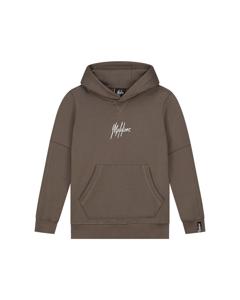 Malelions Hoodie Split essentials - Bruin / Beige