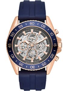 Horlogeband Michael Kors MK9025 Silicoon Blauw 24mm