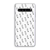 Pluimen: Samsung Galaxy S10 5G Transparant Hoesje Pluimen: Samsung Galaxy S10 5G Transparant Hoesje