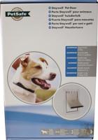 PetSafe aluminium deur nr. 640 L wit/transparant - Gebr de boon