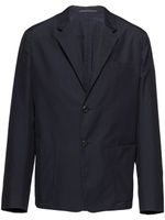 Prada Blazer met logo - Blauw - thumbnail