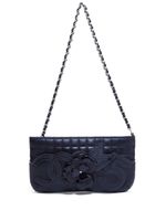 CHANEL Pre-Owned sac porté épaule à appliqué Camellia (2005-2006) - Noir