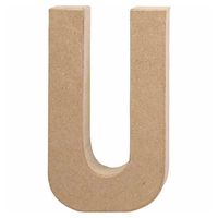 Letter Papier-maché U, 20,5cm