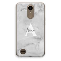 Ivory Marble: LG K10 (2017) Transparant Hoesje