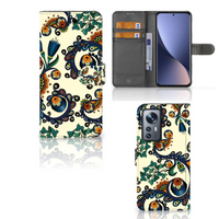 Wallet Case Xiaomi 12 Pro Barok Flower