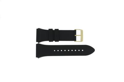 Horlogeband Guess GW0202G1 / Phoenix Silicoon Zwart 25mm
