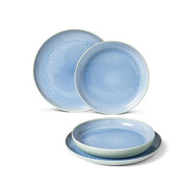 Villeroy & Boch Crafted Blueberry Dinerset 2 persoons, 4 delig