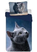 Sweet Home dekbedovertrek poes 140 x 200 cm - 70 x 90 cm Sweet Home dekbedovertrek poes 140 x 200 cm - 70 x 90 cm