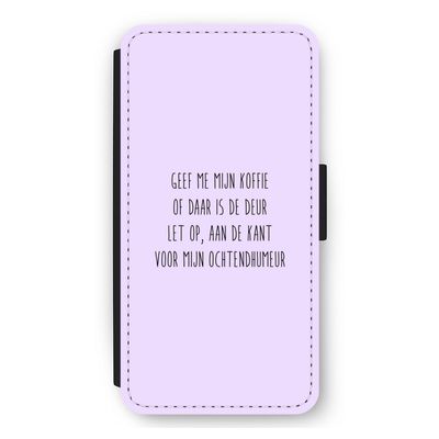 Ochtendhumeur: iPhone 11 Flip Hoesje
