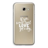 Partner in crime: Samsung Galaxy A5 (2017) Transparant Hoesje