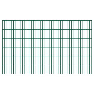 vidaXL Dubbelstaafmatten 2,008x1,23 m 50 m (totale lengte) groen vidaXL Dubbelstaafmatten 2,008x1,23 m 50 m (totale lengte) groen