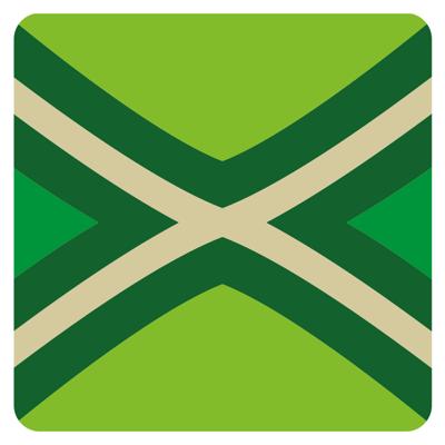 Achterhoekse vlag bierviltjes van karton - 15x stuks - glasonderzetters