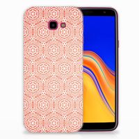 Samsung Galaxy J4 Plus (2018) TPU bumper Pattern Orange - thumbnail