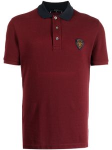 Gucci polo en coton à patch logo - Rouge